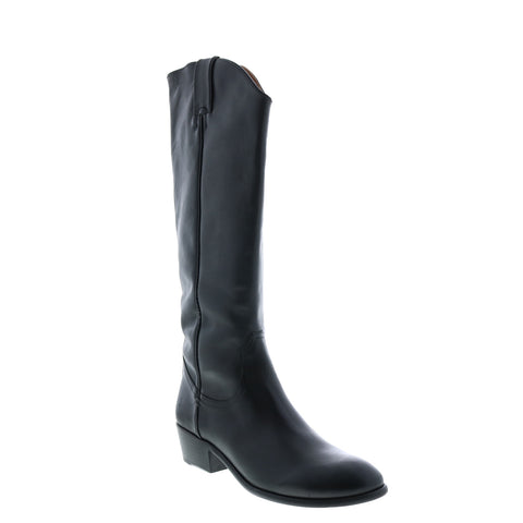 Frye Carson Pull On 70832 Womens Black Leather Slip On Casual Dress Boots