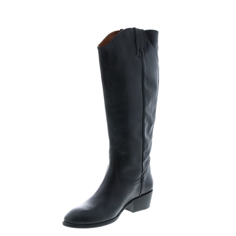 Frye Carson Pull On 70832 Womens Black Leather Slip On Casual Dress Boots