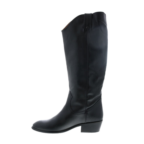Frye Carson Pull On 70832 Womens Black Leather Slip On Casual Dress Boots