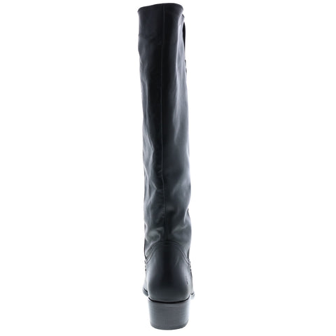Frye Carson Pull On 70832 Womens Black Leather Slip On Casual Dress Boots