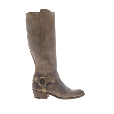 Frye Carson Harness Tall 70837 Womens Brown Leather Tall Boots Shoes