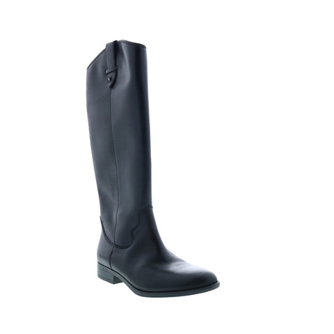 Frye Tania Pull On 70842 Womens Black Leather Tall Slip On Casual Dress Boots