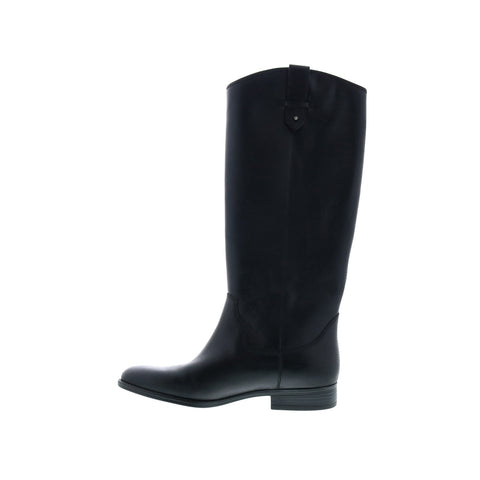 Frye Tania Pull On 70842 Womens Black Leather Tall Slip On Casual Dress Boots