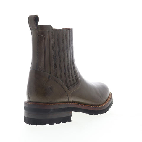 Frye Ella Moto Chelsea 70847 Womens Brown Leather Slip On Boots