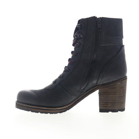 Frye Karen Hiker 70863 Womens Black Nubuck Casual Dress Boots