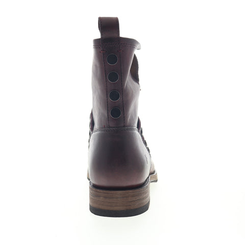 Frye Veronica Stud Bootie 70968 Womens Brown Leather Slip On Casual Dress Boots