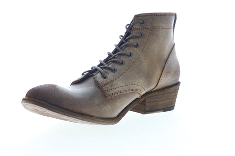 Frye Carson Lace Up 70978 Womens Brown Suede Casual Dress Boots