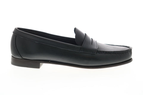 Sebago Clark 71112FW Mens Black Leather Slip On Loafers & Slip Ons Penny Shoes