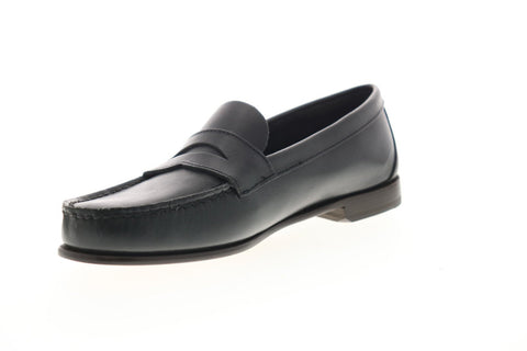 Sebago Clark 71112FW Mens Black Leather Slip On Loafers & Slip Ons Penny Shoes