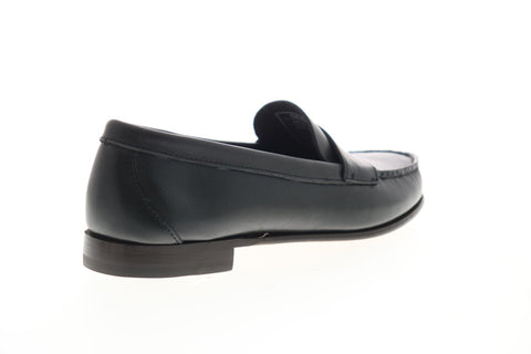Sebago Clark 71112FW Mens Black Leather Slip On Loafers & Slip Ons Penny Shoes