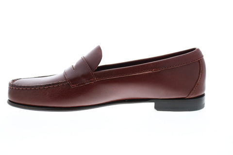 Sebago Clark 71112FW Mens Brown Leather Loafers & Slip Ons Penny Shoes