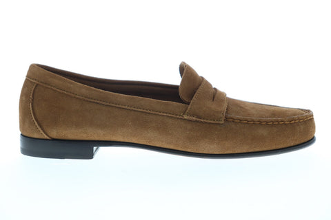 Sebago Clarks Suede 71112JW Mens Brown Suede Slip On Loafers & Slip Ons Penny Shoes