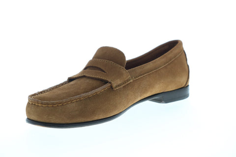 Sebago Clarks Suede 71112JW Mens Brown Suede Slip On Loafers & Slip Ons Penny Shoes