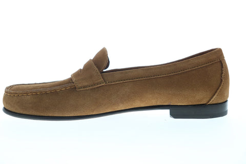 Sebago Clarks Suede 71112JW Mens Brown Suede Slip On Loafers & Slip Ons Penny Shoes