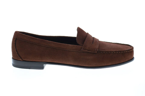 Sebago Clark Suede 71112JW Mens Brown Suede Loafers & Slip Ons Penny Shoes