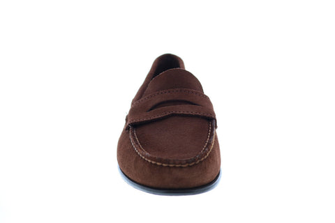 Sebago Clark Suede 71112JW Mens Brown Suede Loafers & Slip Ons Penny Shoes
