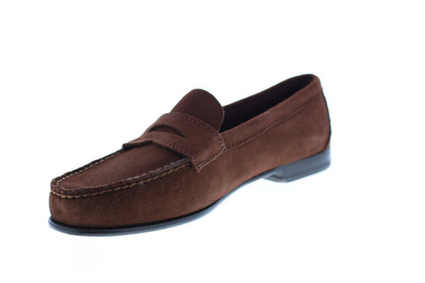 Sebago Clark Suede 71112JW Mens Brown Suede Loafers & Slip Ons Penny Shoes