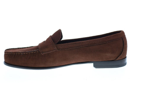 Sebago Clark Suede 71112JW Mens Brown Suede Loafers & Slip Ons Penny Shoes