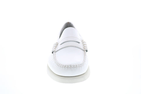 Sebago Dan Polaris RGB 71112RW Mens White Loafers & Slip Ons Penny Shoes