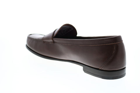 Sebago Clark 71112FW Mens Brown Leather Loafers & Slip Ons Penny Shoes