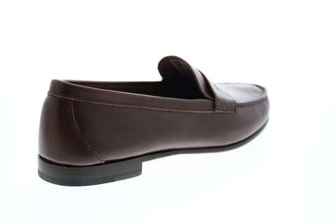 Sebago Clark 71112FW Mens Brown Leather Loafers & Slip Ons Penny Shoes