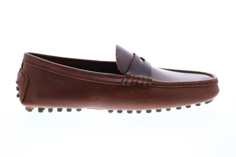 Sebago Russel 71113DW Mens Brown Loafers & Slip Ons Moccasin Shoes