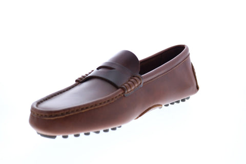 Sebago Russel 71113DW Mens Brown Loafers & Slip Ons Moccasin Shoes