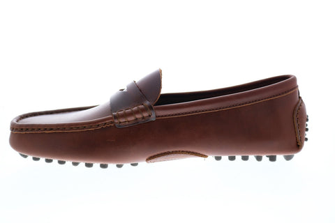Sebago Russel 71113DW Mens Brown Loafers & Slip Ons Moccasin Shoes