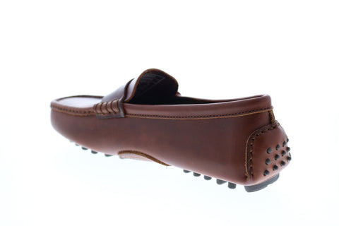 Sebago Russel 71113DW Mens Brown Loafers & Slip Ons Moccasin Shoes