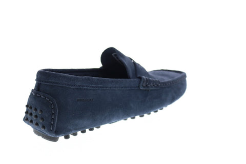 Sebago Russel Suede 71113EW Mens Blue Loafers & Slip Ons Moccasin Shoes