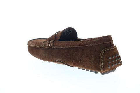 Sebago Russel Suede 71113EW Mens Brown Suede Slip On Loafers & Slip Ons Moccasin Shoes