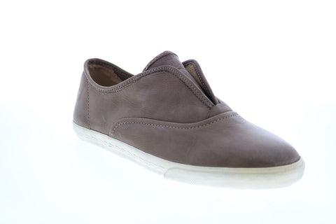 Frye Mindy Slip On 71116 Womens Gray Leather Slip On Lifestyle Sneakers Shoes