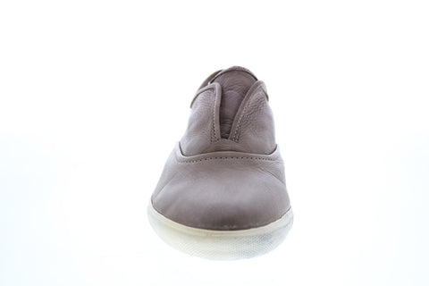 Frye Mindy Slip On 71116 Womens Gray Leather Slip On Lifestyle Sneakers Shoes