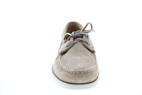 Sebago Portland Flesh Out 7111PTW Mens Beige Loafers & Slip Ons Boat Shoes