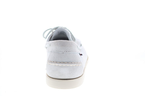 Sebago Portland Flesh Out 7111PTW Mens White Loafers & Slip Ons Boat Shoes