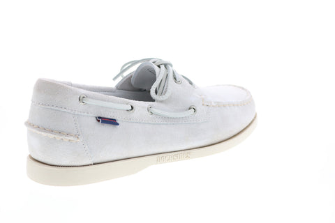 Sebago Portland Flesh Out 7111PTW Mens White Loafers & Slip Ons Boat Shoes
