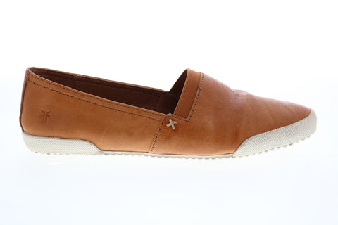 Frye Melanie Slip On 71146 Womens Brown Leather Slip On Loafer Flats Shoes