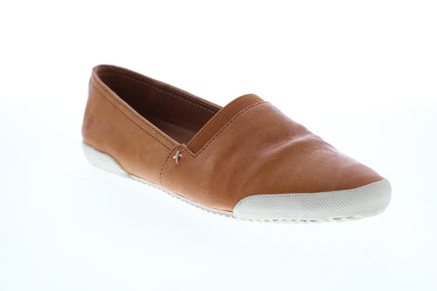 Frye Melanie Slip On 71146 Womens Brown Leather Slip On Loafer Flats Shoes