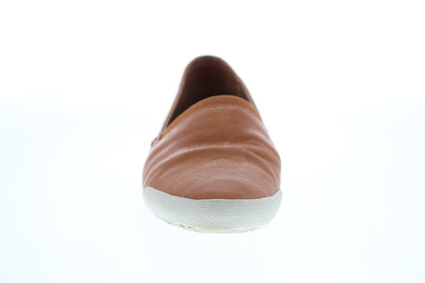 Frye Melanie Slip On 71146 Womens Brown Leather Slip On Loafer Flats Shoes