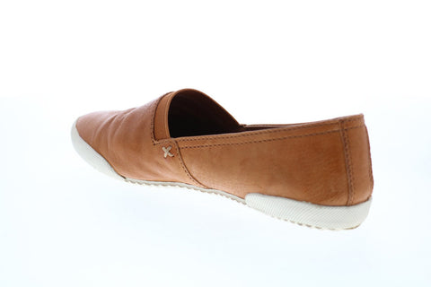 Frye Melanie Slip On 71146 Womens Brown Leather Slip On Loafer Flats Shoes