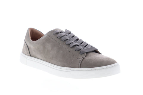 Frye Ivy Low Lace 71182 Womens Gray Leather Lace Up Low Top Sneakers Shoes