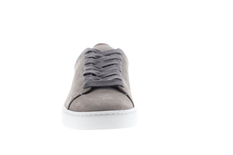 Frye Ivy Low Lace 71182 Womens Gray Leather Lace Up Low Top Sneakers Shoes