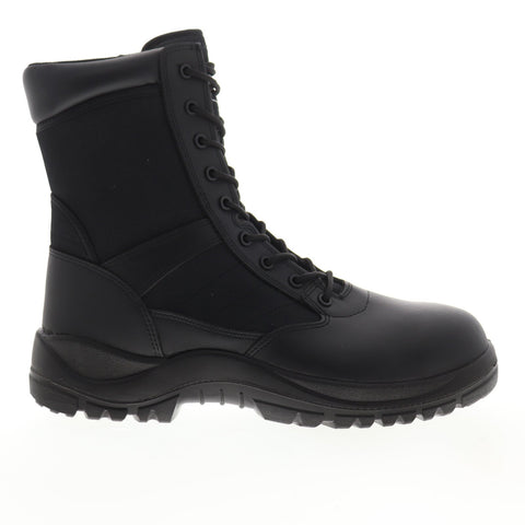 Magnum Panther 8.0 7127 Mens Black Wide Leather Lace Up Work Boots Shoes