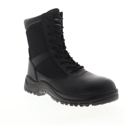 Magnum Panther 8.0 7127 Mens Black Wide Leather Lace Up Work Boots Shoes