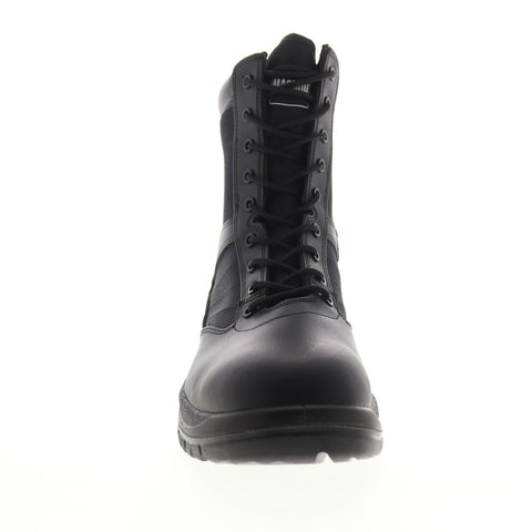 Magnum Panther 8.0 7127 Mens Black Wide Leather Lace Up Work Boots Shoes