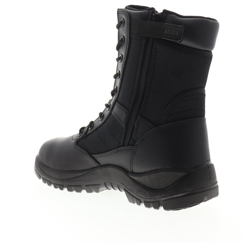 Magnum Panther 8.0 7127 Mens Black Wide Leather Lace Up Work Boots Shoes