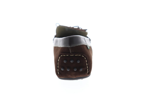 G.H. Bass Tobby Suede Leather 713200-01B Mens Brown Low Top Boat Shoes Loafers