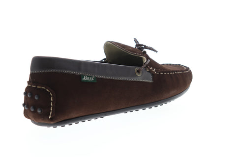G.H. Bass Tobby Suede Leather 713200-01B Mens Brown Low Top Boat Shoes Loafers