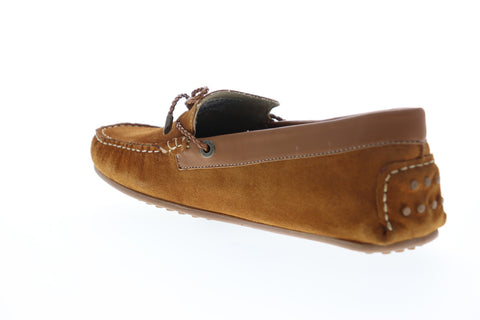 G.H. Bass Tobby Suede Leather 713200-BRTN Mens Brown Low Top Boat Shoes Loafers