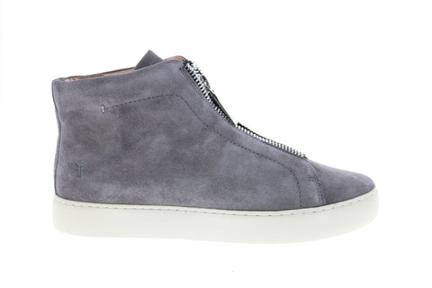 Frye Lena Zip High 71327 Womens Gray Suede Lifestyle Sneakers Shoes